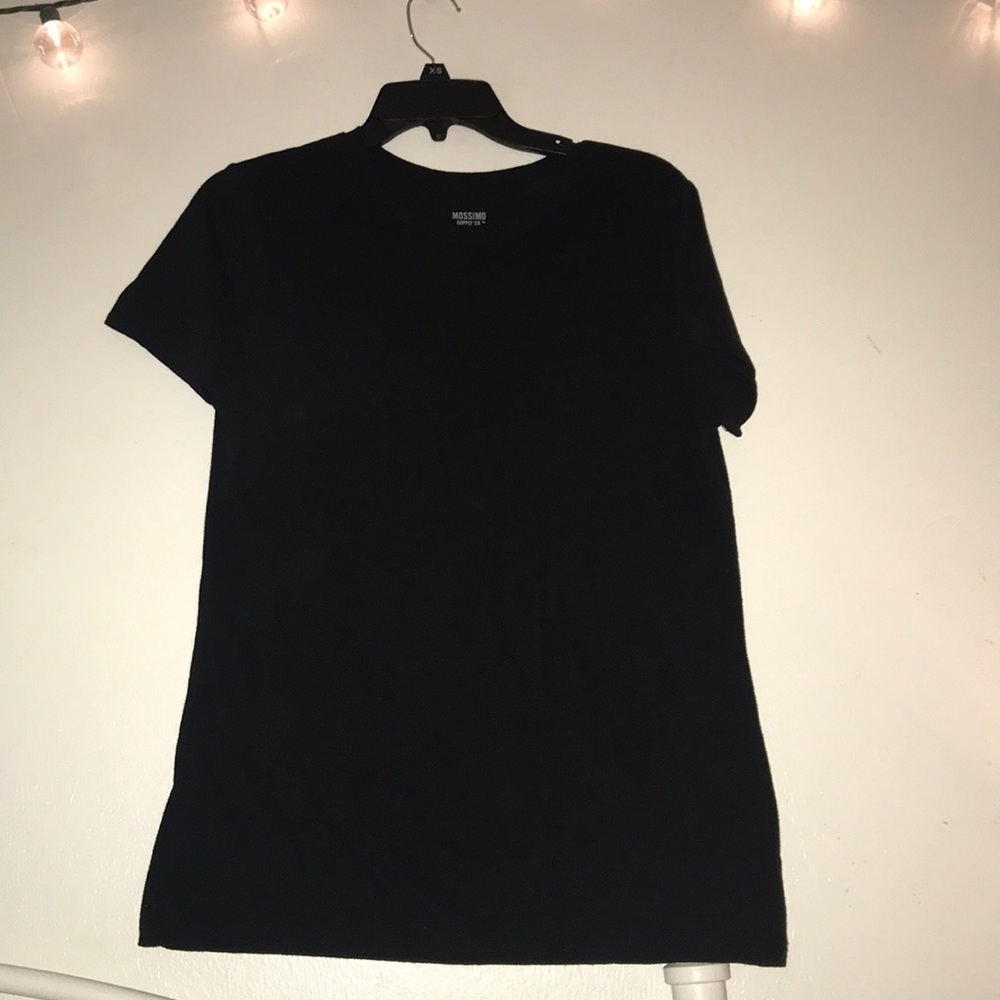 Plain black T shirt